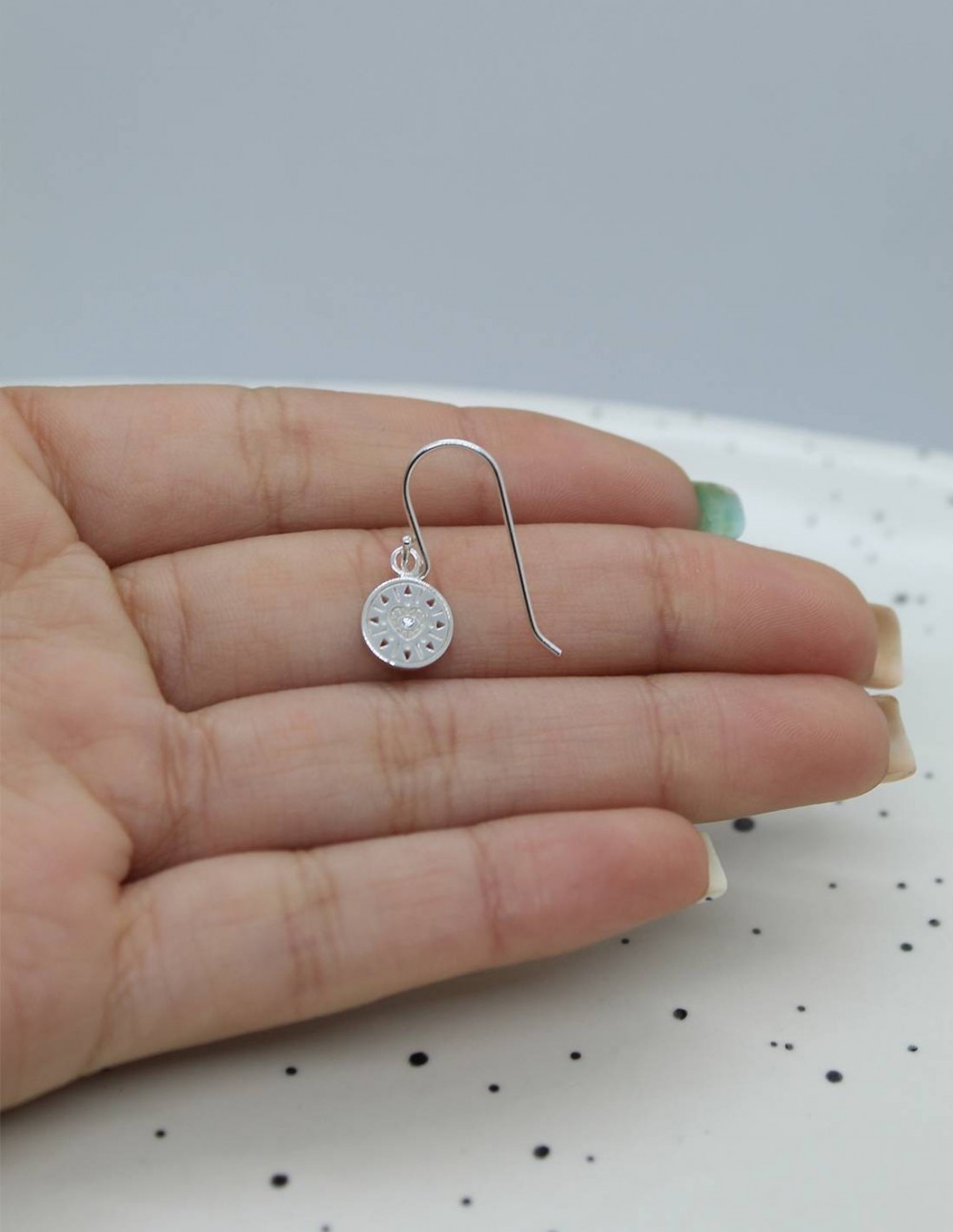 Aros de Plata Rosario 23mm 2