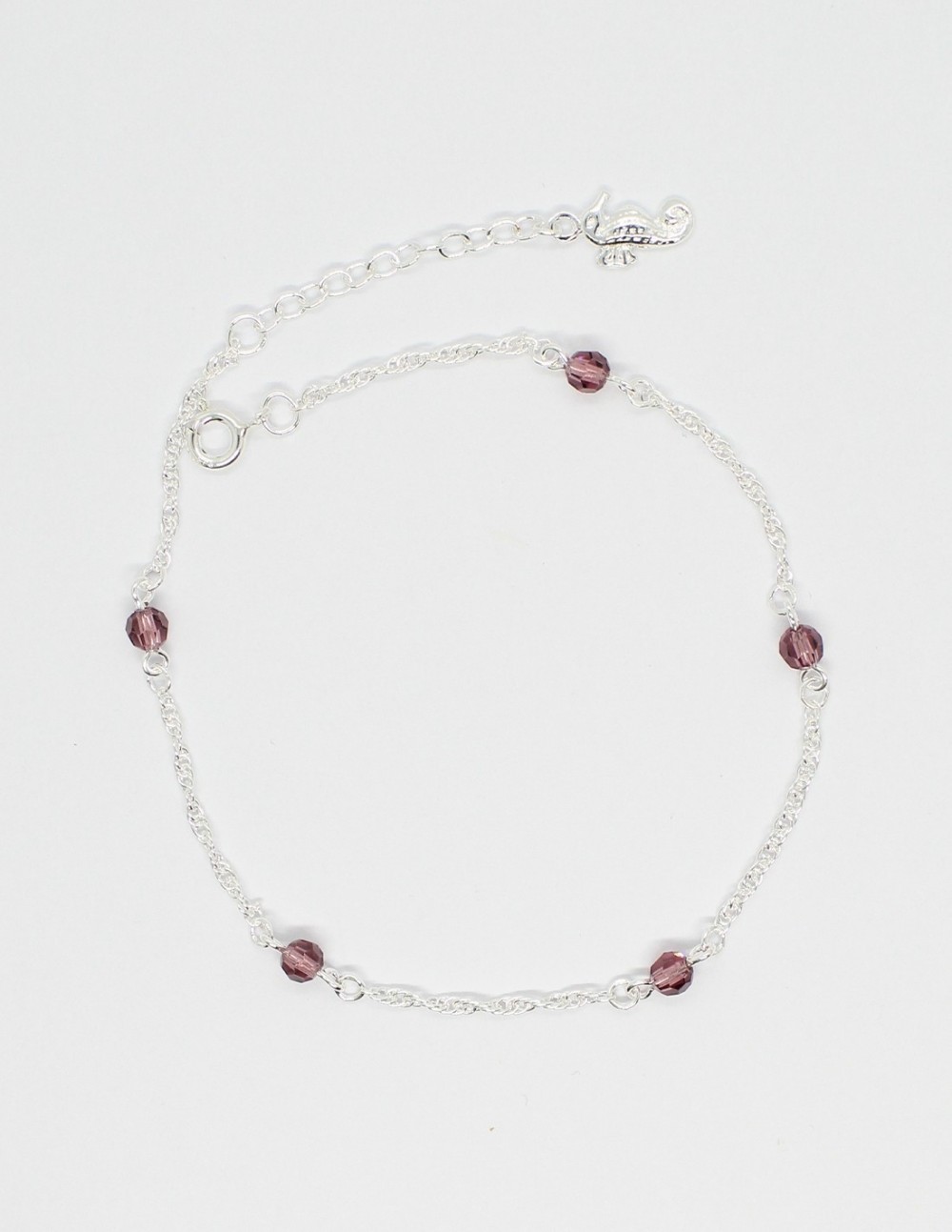 Pulsera de Plata Ariel Morado