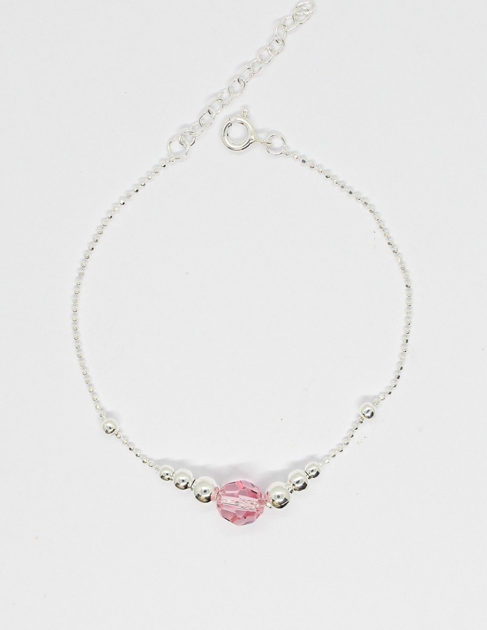 Pulsera de Plata Amparo Pink