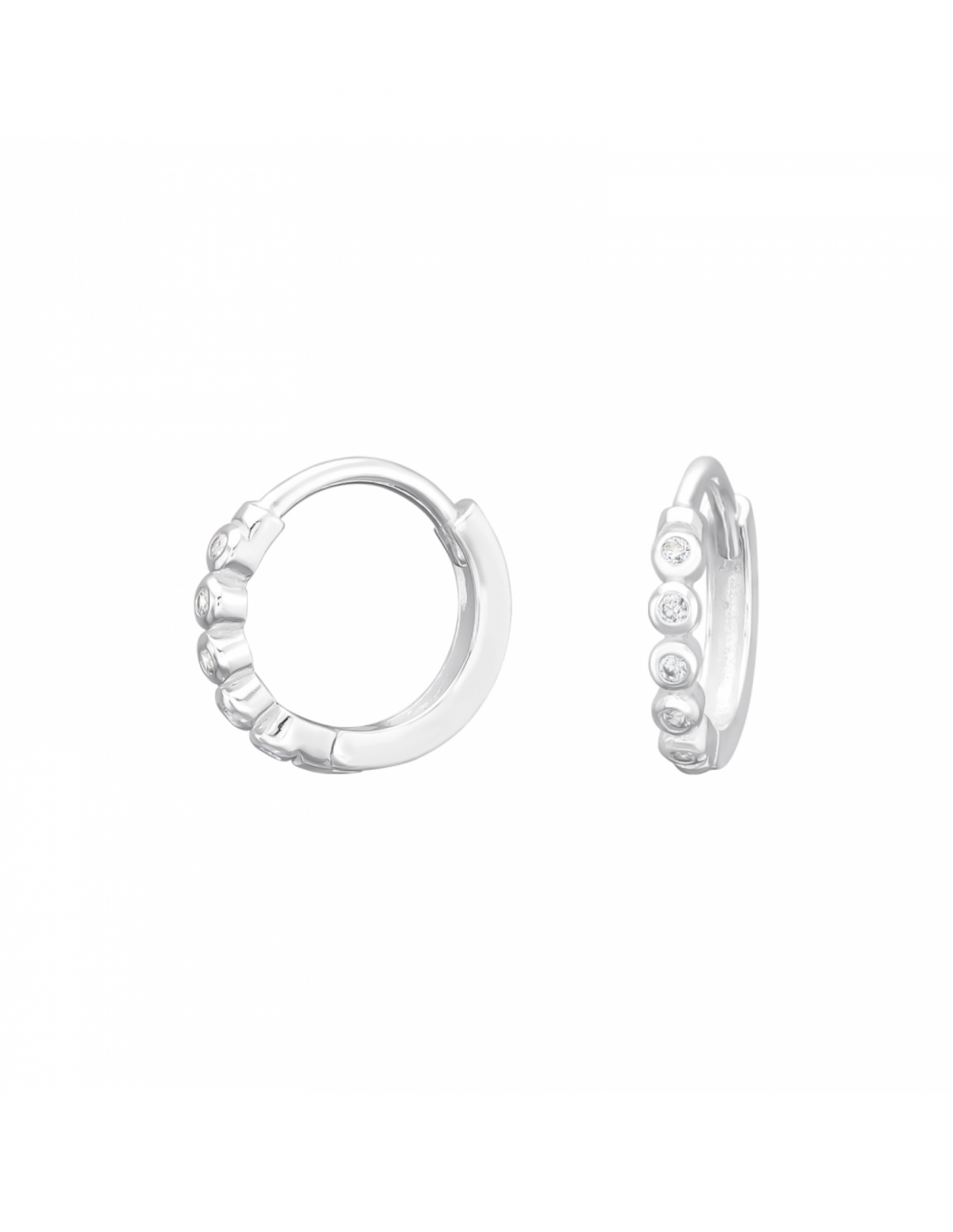 Argollas de plata con...