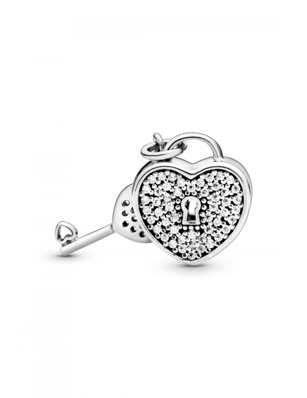 Charms de corazon con llave 2